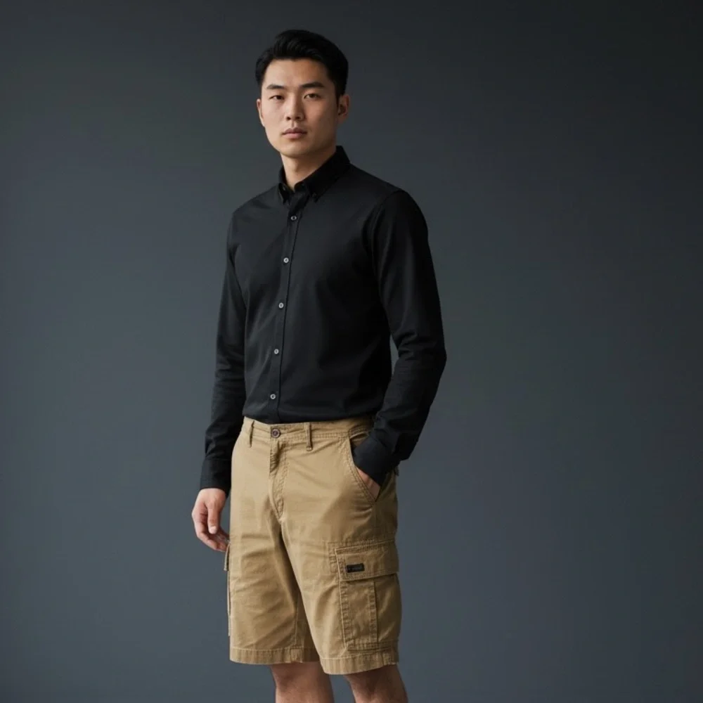 NWT GAP Men's Cargo Shorts in Tan - Picture 1 of 5